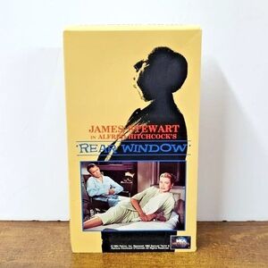 Rear Window Alfred Hitchcock VHS 1986 MCA Thriller Action Mystery Movie Film